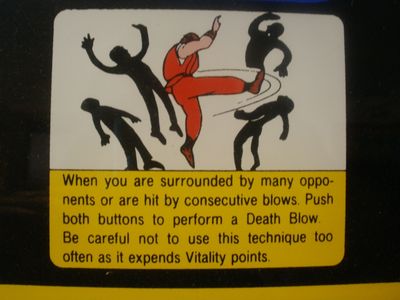 Final Fight control panel