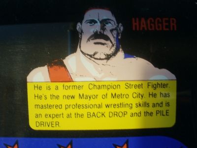 Final Fight control panel