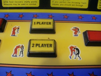 Final Fight control panel