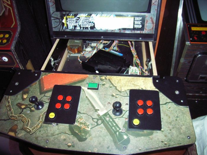 Guardians Of The Hood (Atari)-control panel open view