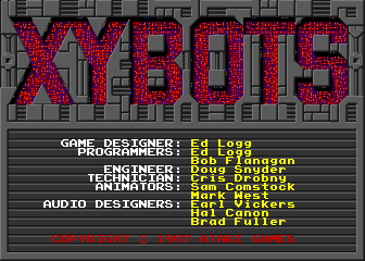 X-Y Bots arcade game clip