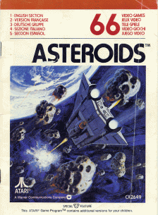 Asteroids-Atari 2600 manual