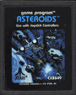 Asteroids-Atari 2600 label A