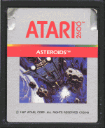 Asteroids-Atari 2600 label B