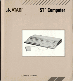 owners manual Atari ST Computer