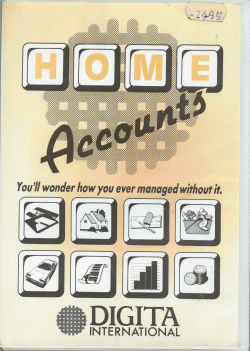 Home accounts-Digita International Atari St
