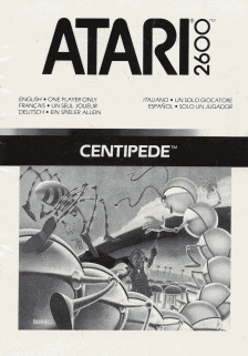 Centipede-Atari 2600 manual