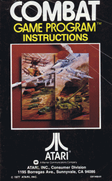 Combat-Atari 2600 manual