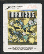 Mario Bros-Atari 2600 label B