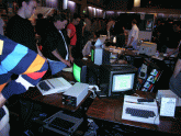 Classic computers in the main hall-Classic Gaming Expo 2005 in London