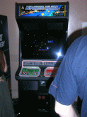 Space Duel arcade cabinet-Classic Gaming Expo 2005 in London