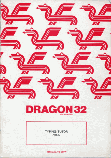 Typing tutor manual-Dragon 32