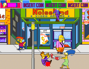The Simpsons arcade game