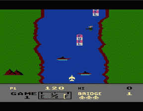River Raid-Atari 8-bit