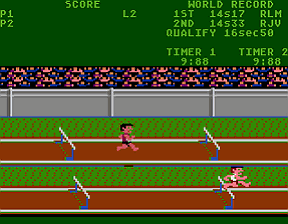 Track and Field-Atari 8-bit