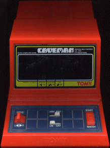 Tomy caveman vfd game logo