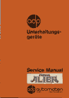 Cosmic Alien Service Manual Automaten