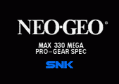 NeoGeo title screen