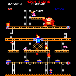 Donkey Kong pie factory