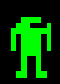 arcade Berzerk green robot gif