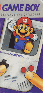 1992 game boy gamepak catalogue-Nintendo