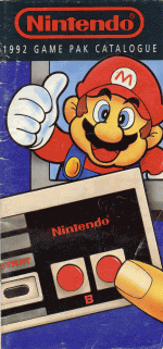 1992 gamepak catalogue-Nintendo