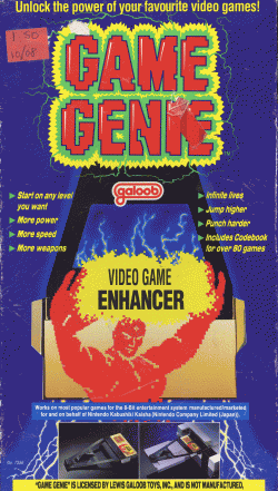 gamegenie boxed NES