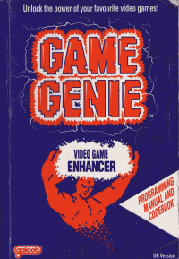 gamegenie manual-Nintendo
