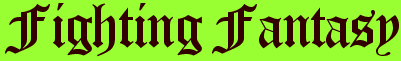 Fighting Fantasy Books Banner