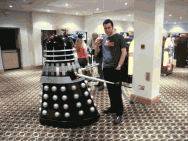 Me (jammajup) with a Dalek