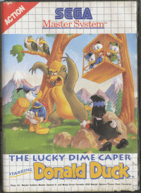 lucky dime caper-starring Donald Duck-Master System