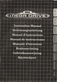 megadrive manual