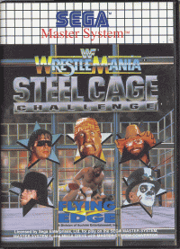 wwf wrestlemania steel cage challenge-Master System