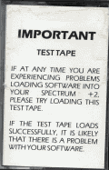 tape test-Zx Spectrum